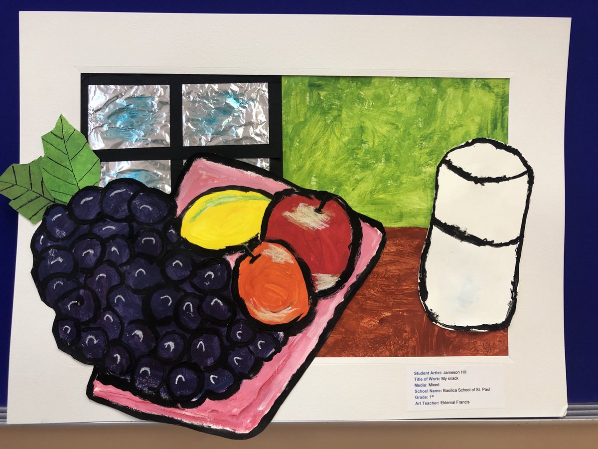 Congratulations to 1st grader Jameson Hill on his Mixed Media Art submission fir the Halifax Art Festival. His work will be on display at the Art Haus in Port Orange from Nov 19th thru Dec 11th!
