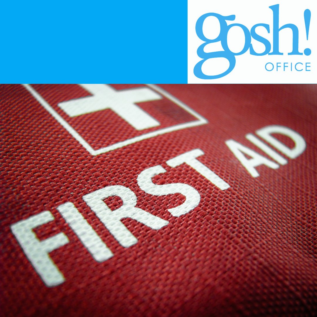 Did you know that Gosh can supply First Aid equipment? Visit our website to see our full range of First Aid supplies and get in touch to see how we can support your business to be safe.

#firstaid #healthandsafety #goshoffice #businesssupplies 
goshoffice.co.uk/first-aid