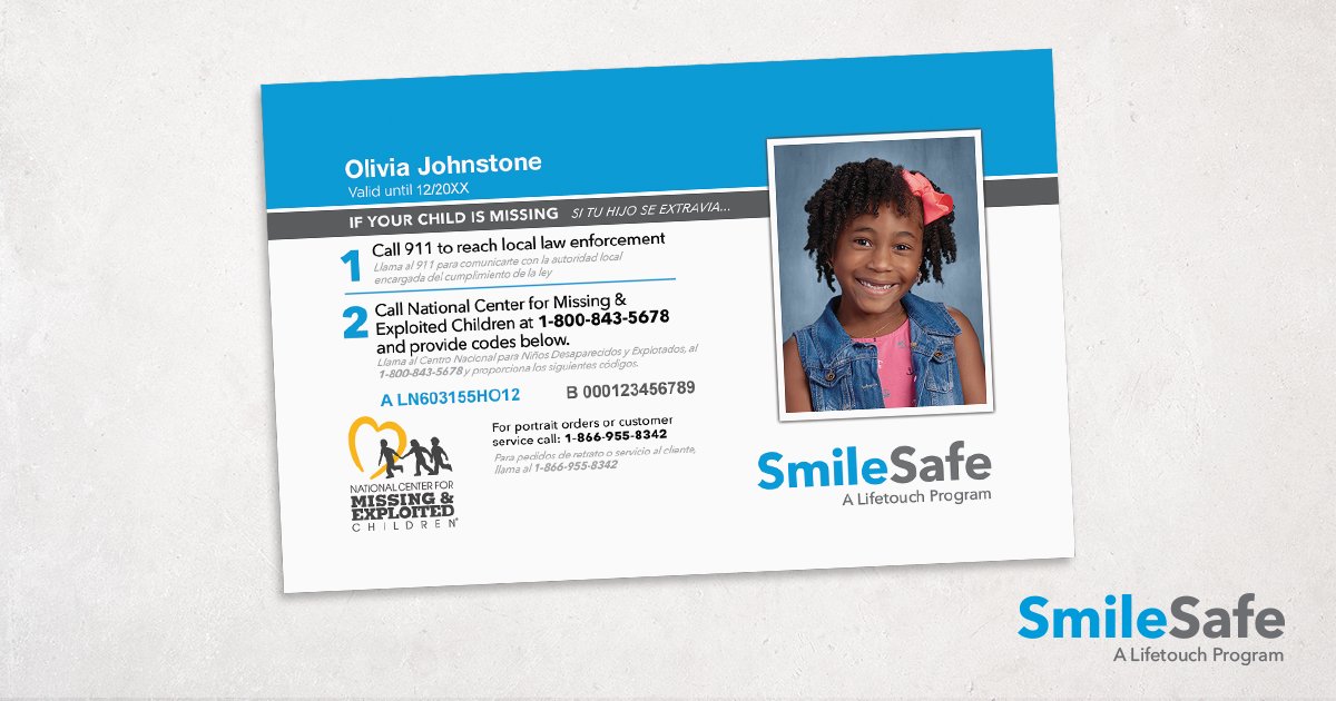November is National Child Safety and Protection Month. For more than 15 years, Lifetouch has partnered with @MissingKids to help provide law enforcement with the most valuable tool when a child goes missing—a current photograph. Learn more: bit.ly/38zJRfQ