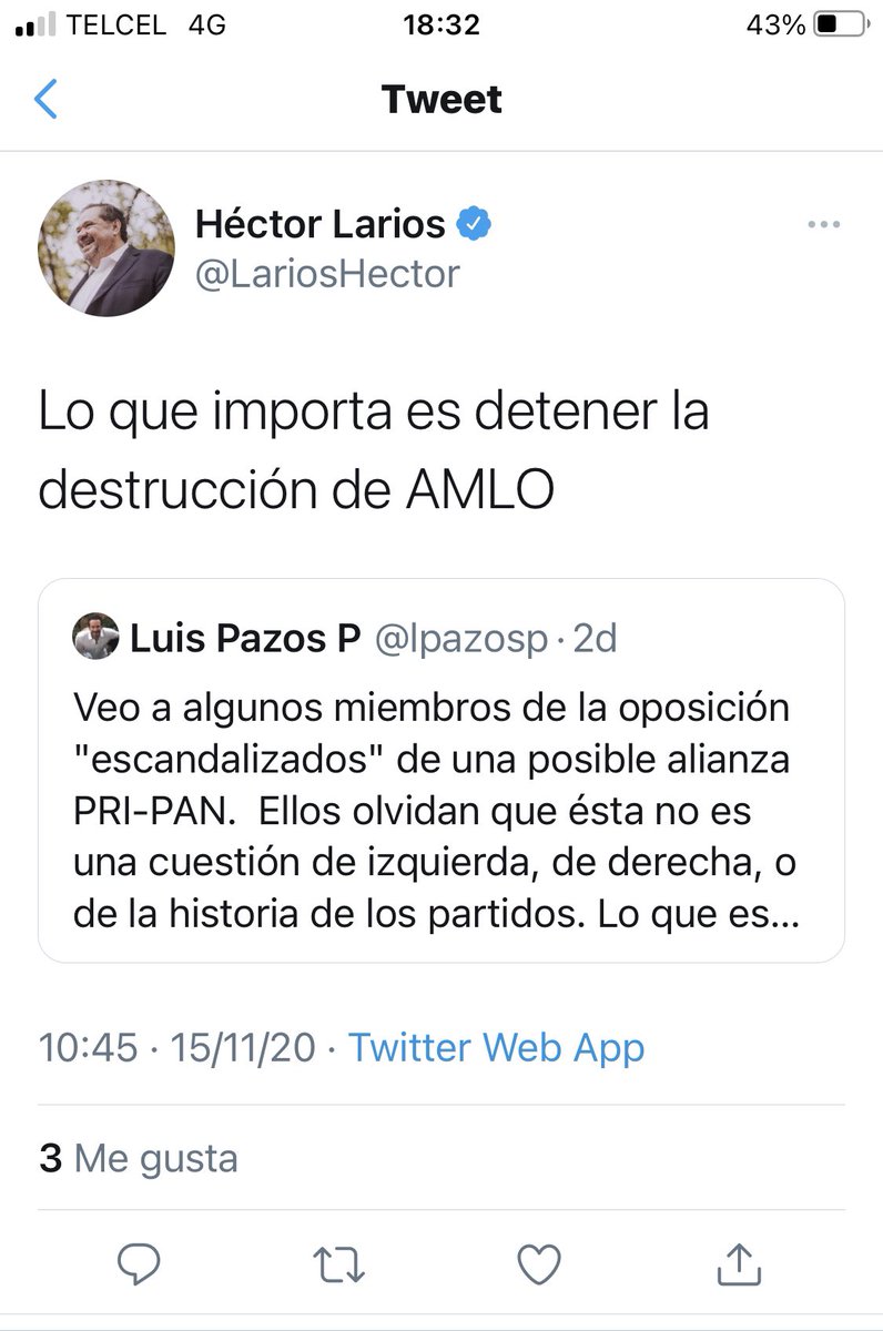 El partido que en la práctica muestra que no confía en las propias ideas ni respeta su propia historia, acaba por darle la razón y el poder a las ideas ajenas, para mentirse a sí mismo y engañar al elector.

Carlos Castillo Peraza