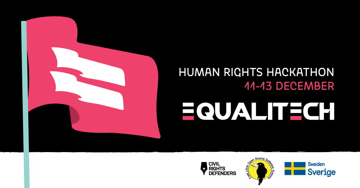 flosskosova's tweet photo. 📣 @crdefenders and FLOSSK have opened the call for the second regional hackathon, EqualiTECH 2020. 

ℹ️ EqualiTECH hackathon will focus on four challenges. 📅 The deadline for application is December 6, 11:59pm.

For more information visit ➡️ https://t.co/BvGEQNt2Ic

#EqualiTECH https://t.co/IW5ZV466js