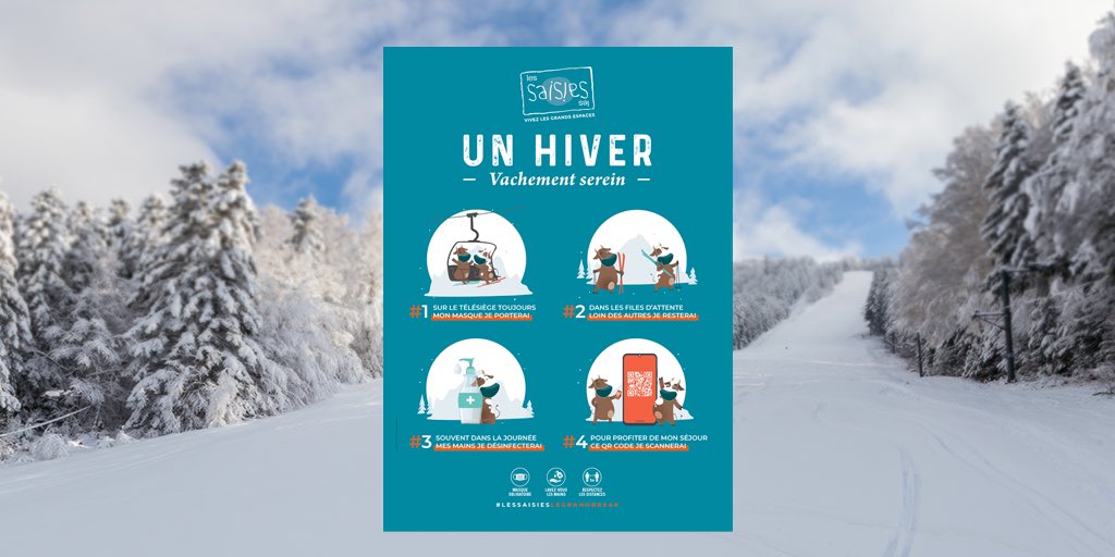 Apacheconseil's tweet photo. [ YES IT'S US ☝️ ] Pour répondre aux interrogations des clients sur les conditions d'accueil cet hiver, @lessaisies ont demandé à la team @AgenceAltimax et Apache de réfléchir à un concept de communication exceptionnel. Défi relevé ! 🐄 

#BeApache #groupeAltimax https://t.co/01Fqv3R1Xy