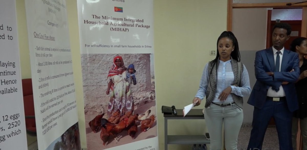 WitnessEritrea's tweet photo. The Minimum Integrated Household Agricultural Package, aka #MIHAP, is such an #innovative program to help promote #sustainable #farming practices, #foodsecurity & end #hunger in #Eritrea.
@GeorgeMasonU @masonglobal @GMUCarterSchool @wedigere #agriculture #SDG #UN #development https://t.co/tzL4E5aybu