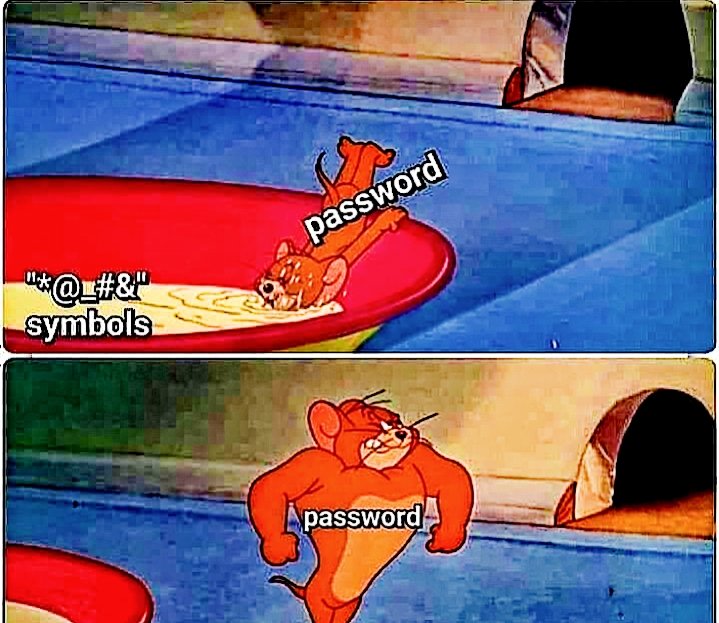 PyAndJs1's tweet image. Does your password contains special symbols ?
#CodeNewbie #TensorFlow #javascript #javascript30 #Matplotlib #Python #100DaysOfCode #Numpy #WomenWhoCode #MachineLearning #inferno #code @machine_tuts #xaelbot @ThePSF @realpython #women #Coding #HTML #PHP #Azure #Passwords #CSS