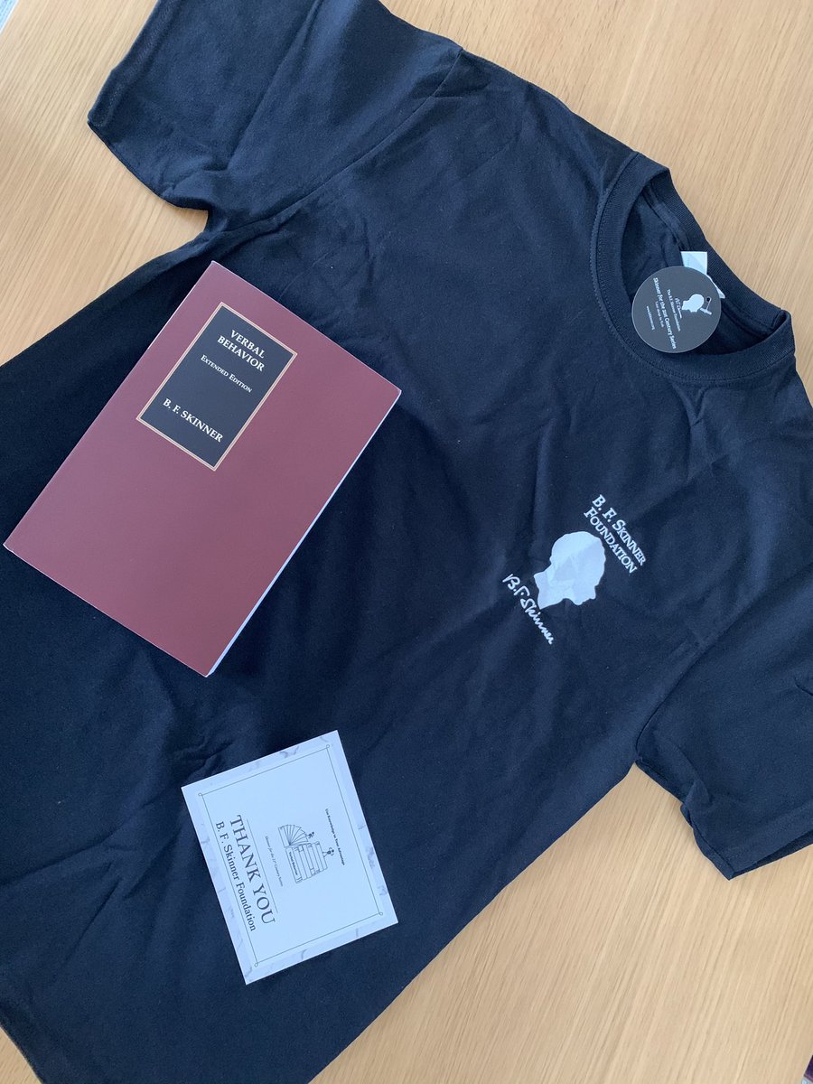 PrzemyslawBabel's tweet image. Amazing stuff just received from @BFSFound! #aba #verbalbehavior #behavioranalysis #behaviorism #BFSkinner