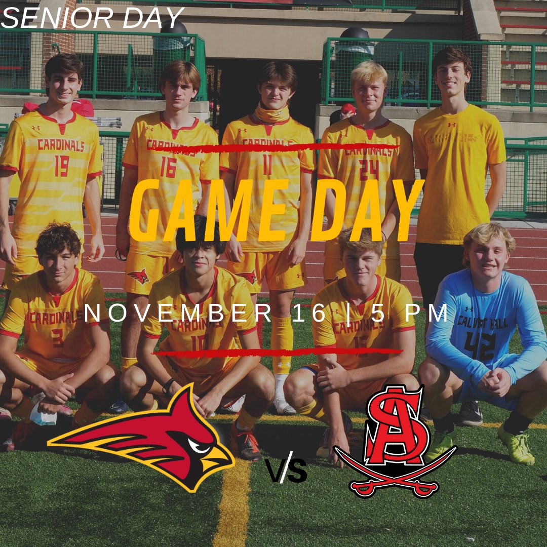 ⚽️ Archbishop Spalding
🗓 Monday, Nov. 16
⏰ 5:00 pm
📍 8102 LaSalle Rd., Towson, MD 21286
🎟 Two Spectators per Player Permitted
🎥 calverthall.com/athletics/live…