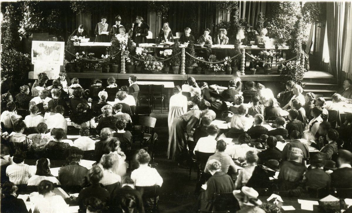 Barish thus continued to work for political causes even after the  #19thAmendment, which we know didn't solve inequality. Many suffragists participated in the international peace movement, thru organizations like the WILPF & the Women's Peace Party (founded in Boston in 1915).14/