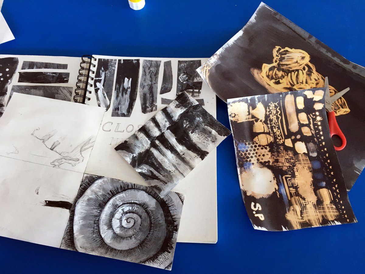 Cranbourne_info's tweet photo. Year 10 have been experimenting with mixed media, form, pattern and texture and art. #Art #CreativeSubjects #Cranbourne #BasingstokeSchools #ExcellenceInEverything #SchoolSnapshot https://t.co/ESABRTfCCm