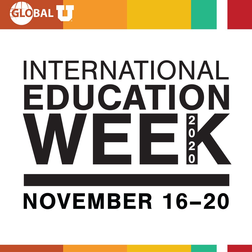 UofUOandT's tweet photo. It's International Education Week 🎉- a celebration of the many ways you can integrate international education into your time at the U! Nov. 16-20. ⁠⠀
#internationaleducationweek #IEW2020 #UofUIEW2020⁠⠀ https://t.co/H02H6fu4Qq