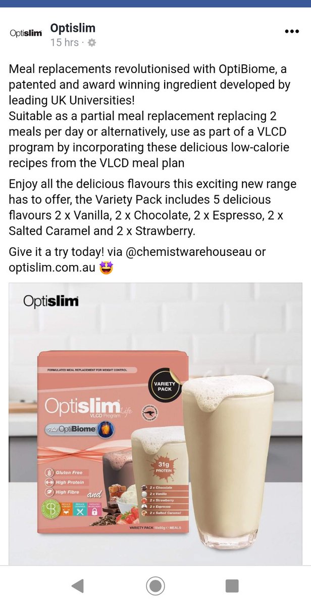 19AJS75's tweet photo. #OPTI - 👇 Meal replacements revolutionised with #OptiBiome by @OptiBiotix
https://t.co/8JY72p2ZEh https://t.co/1PM0h3Zt6Q