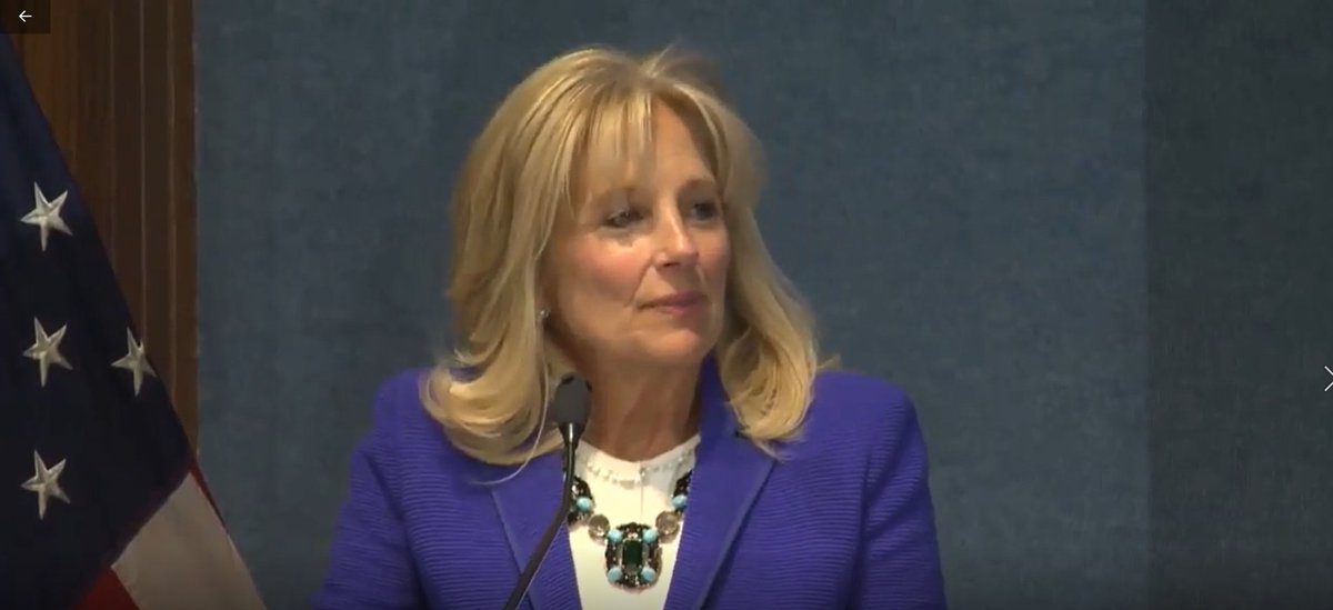 College Excellence Program (@aspenhighered) on Twitter photo At the 2015 #AspenPrize award ceremony, <a href="/DrBiden/">Dr. Jill Biden</a> noted, “Now, more than ever, Americans are relying on #communitycolleges to provide the stepping stones to a college degree & a better future." This is still true today! Listen here for her remarks. bit.ly/aspenprize2015 At the 2015 #AspenPrize award ceremony, <a href="/DrBiden/">Dr. Jill Biden</a> noted, “Now, more than ever, Americans are relying on #communitycolleges to provide the stepping stones to a college degree & a better future." This is still true today! Listen here for her remarks. bit.ly/aspenprize2015