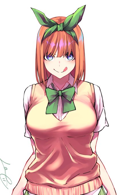 L◇X（おーきす）🍵9/6こみトレさんがTwitterに投稿した中野四葉(五等分の花嫁)のイラスト。