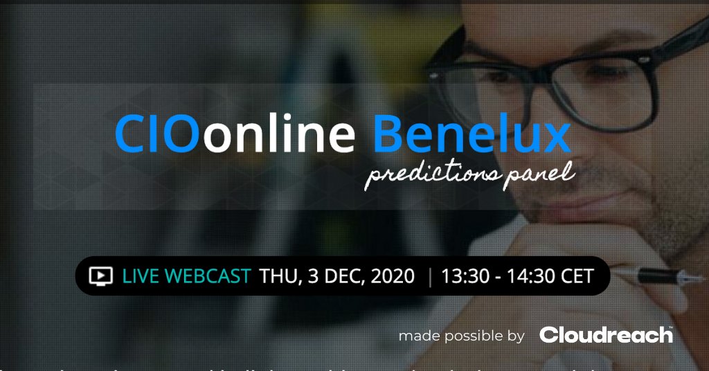 Don't you wish you could 🔮 predict the future 🔮? On Dec 3rd, meet #Benelux #CIO leaders as they make their #ITpredictions live on the CIOonline Predictions Panel. An exciting event we predict you won't want to miss! #ITpsychic <a href="/CXOsync/">CXOsync</a> #CIOonline
RSVP → cldr.ch/45sktV