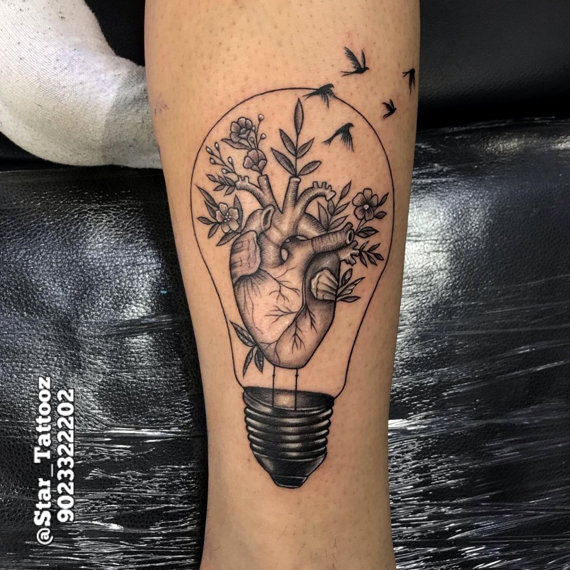 rose in broken lightbulb tattooTikTok Search