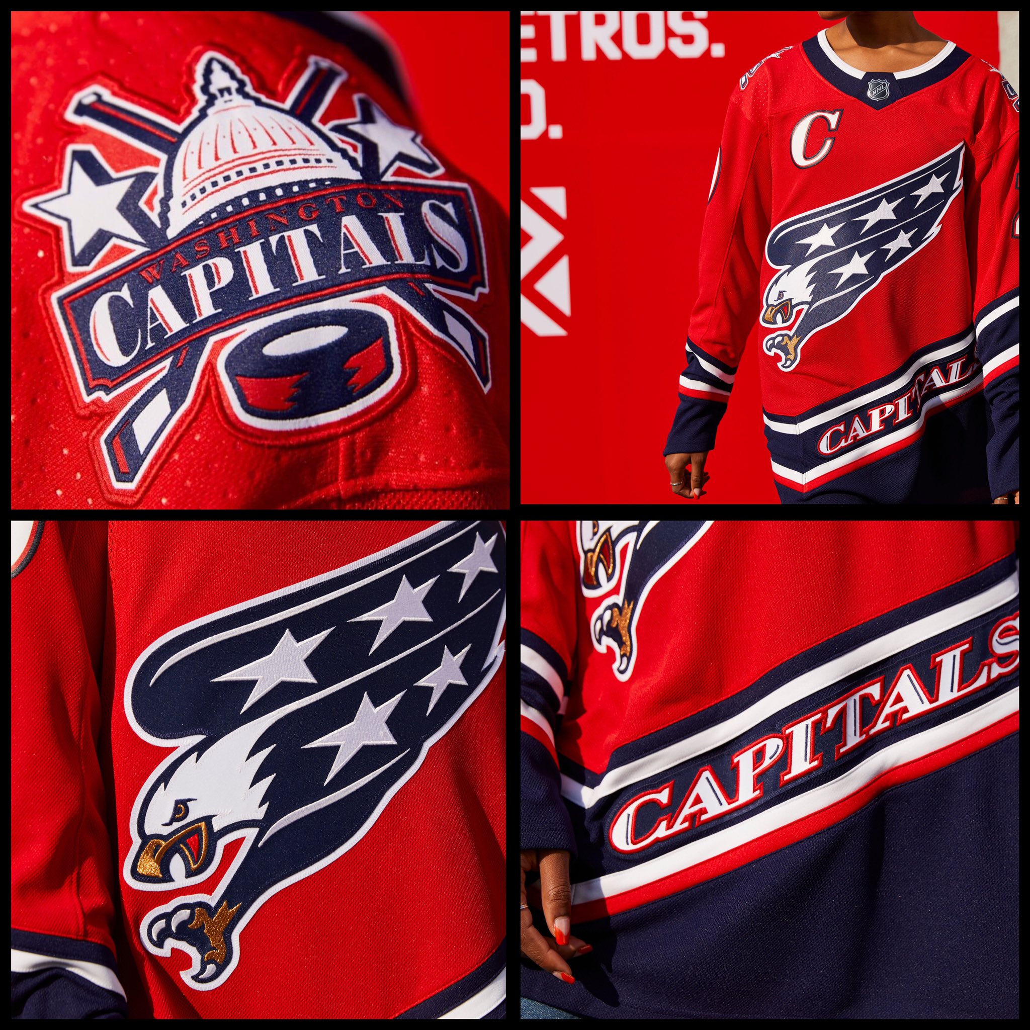 Every time the Capitals are wearing their 'Screaming Eagle' reverse retro  jerseys - WTOP News