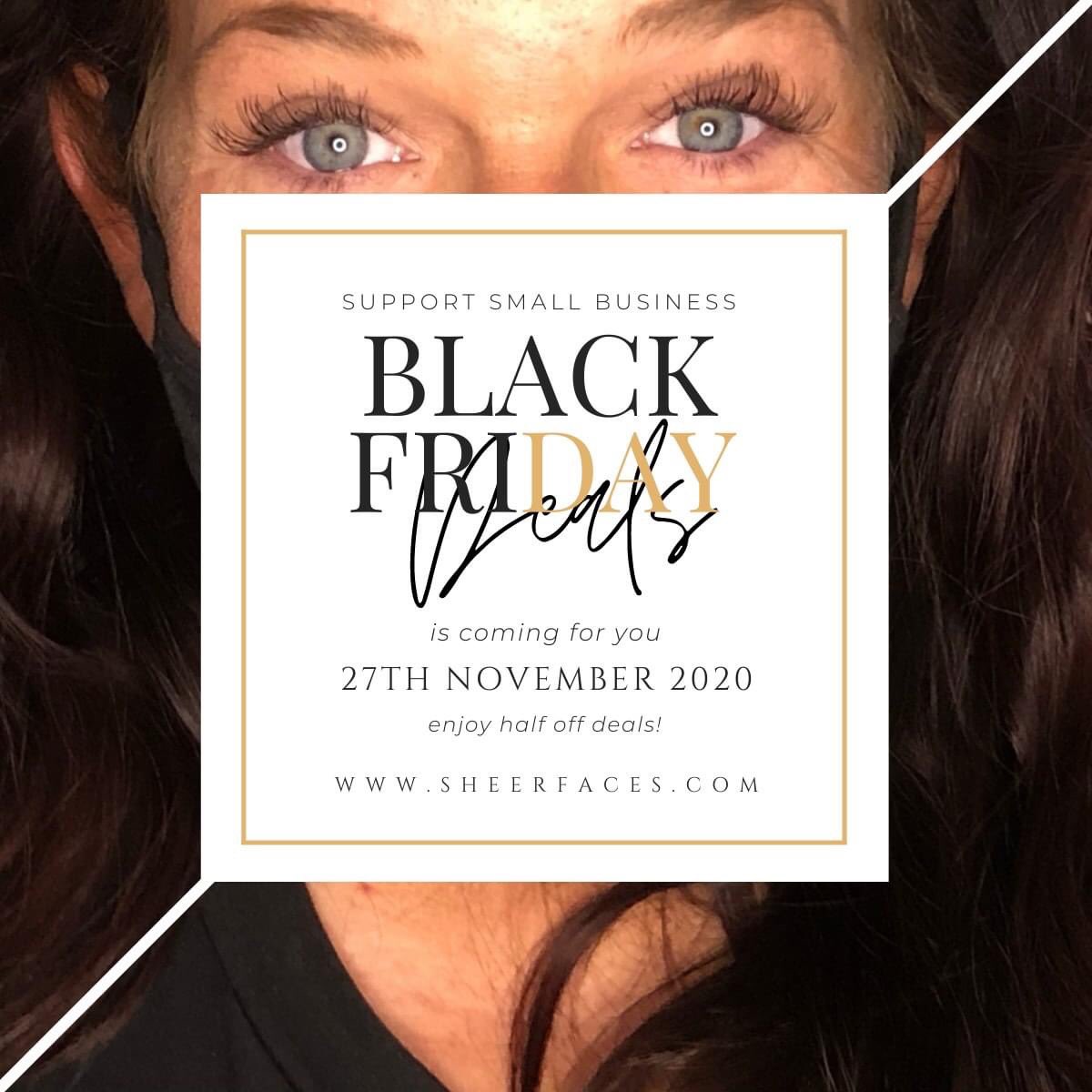 #shopsmall with our #blackfridaydeals. Get up to 55% of a #classiclashextensions session. Get the deal by purchasing one of our electronic #giftcards on #blackfriday. #blackownedbusiness