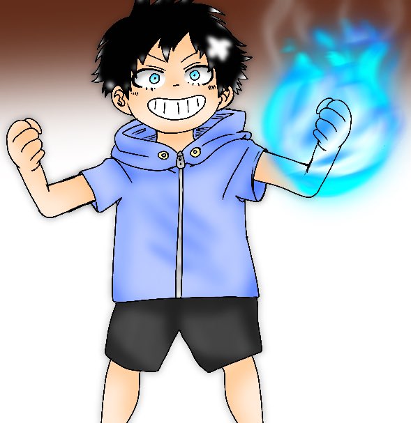 Roseraven614's tweet photo. Recoloring this manga panel. Little touya is so cute. #BNHA #MyHeroAcademia #TouyaTodoroki #chapter291 #MHA291 #mhaspoilers https://t.co/PnsF65Lhi9