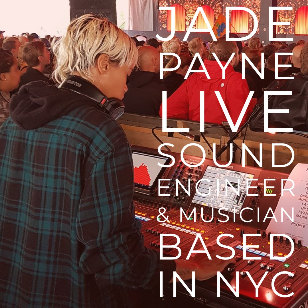 SoundGirlsOrg's tweet photo. Tomorrow on the SoundGirls Podcast is Live Sound Engineer Jade Payne. You can catch up on past episodes featuring Dana Wachs, Noelle Scaggs, Mary Mazurek, Jeri Palumbo and more. https://t.co/d0Sgq2y8IS https://t.co/w0XjkPtpaG