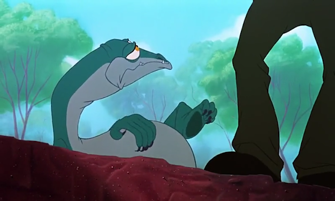 Joanna the goanna is the best animal sidekick because James Baxter animates her with the right amount of menace and dumb animal energy.