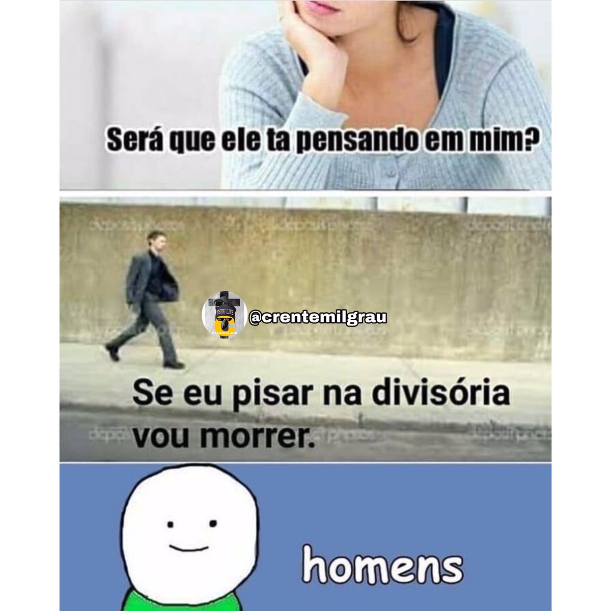 crentemilgrau's tweet photo. Homens🤦🏼♂️kkk
📊Envie pra alguém que não segue a página
🎮Marque um amigo para ver essa postagem
⚠️ Quando utilizar minha arte, dê os créditos. 😎 .
.
RECOMENDO: @irmaoloki
.
.
#crentemilgrau #irmaolloki #humorgospel #humorcristao #memegospel #Recife https://t.co/zSfog5Mc1E