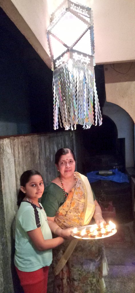 ProfSRK's tweet photo. Previous year I didn't celebrate #Deepavali as my mother had undergone surgery for Cancer. Since then 18 Chemo over. Today my mother said that she wil join with me &amp; my daughter in lighting the Diya as #Salute2Soldiers #IndianArmy. Thank U @narendramodi Ji for inspiring Bharat. https://t.co/rooHOpKPBQ