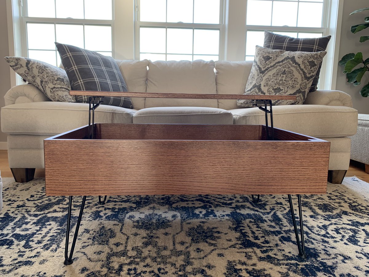 DrDrAbhishekS's tweet image. My #wellness and #pandemicproject. A lift-top coffee table for my wife so she can work on the couch while trying to simultaneously watch our threenager.