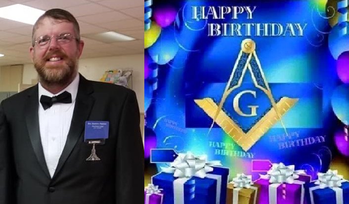 Happy Birthday, David Fletcher, Master Wyoming Lodge 