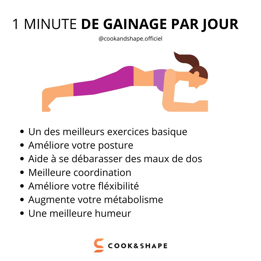 cook_and_shape's tweet photo. Les bienfaits du gainange !
#fitness #healthy #Health #FitnessMotivation https://t.co/PmOBHYxswb