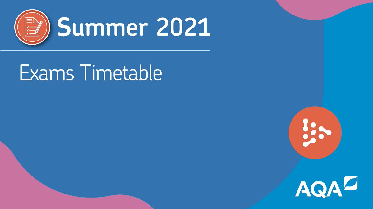 Here’s the confirmed timetable for summer 2021 exams > bit.ly/36JnkdR