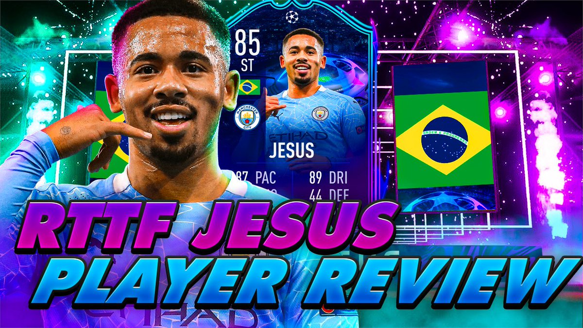 'RTTF JESUS PLAYER REVIEW' 
What do you guys think of this onse!!
commisions are open!!
Designing free til 250 followers!!
#fifa #fifa21 #fifathumbnail #fifadesign #graphicdesign #GraphicDesigner #graphicdesignerneeded #gfx #gfxdesigner #gfxneeded