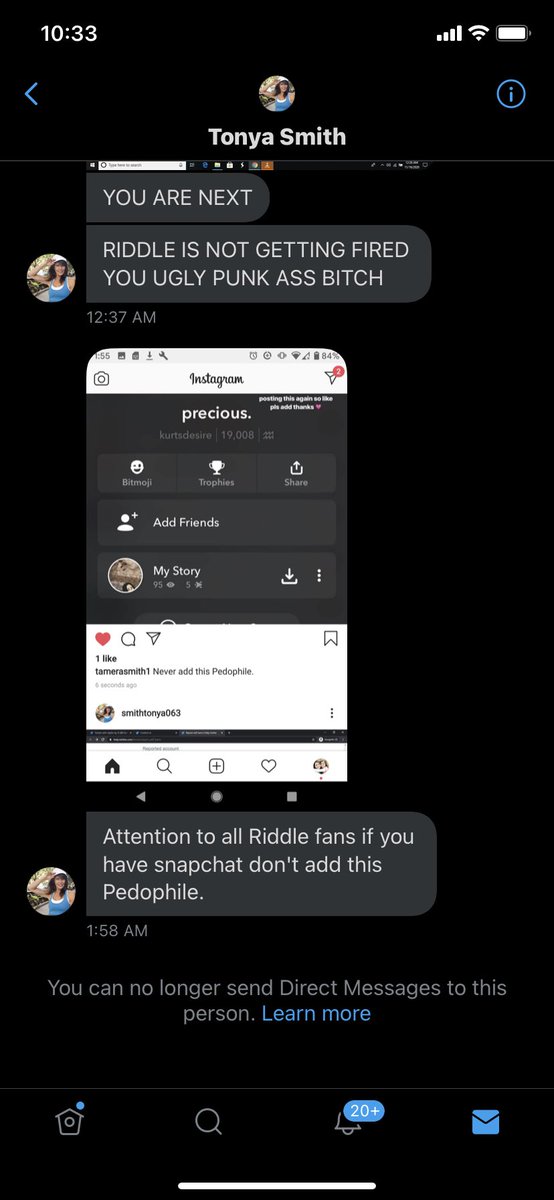 grohlnola's tweet photo. FOUR. four accounts i 😭 all because i tweeted to fire trash riddle. and ILL DO IT AGAIN https://t.co/vQSEfXrUAQ