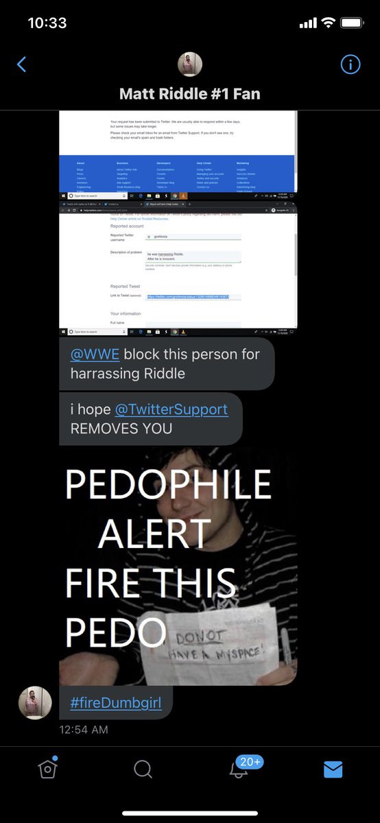 grohlnola's tweet photo. FOUR. four accounts i 😭 all because i tweeted to fire trash riddle. and ILL DO IT AGAIN https://t.co/vQSEfXrUAQ