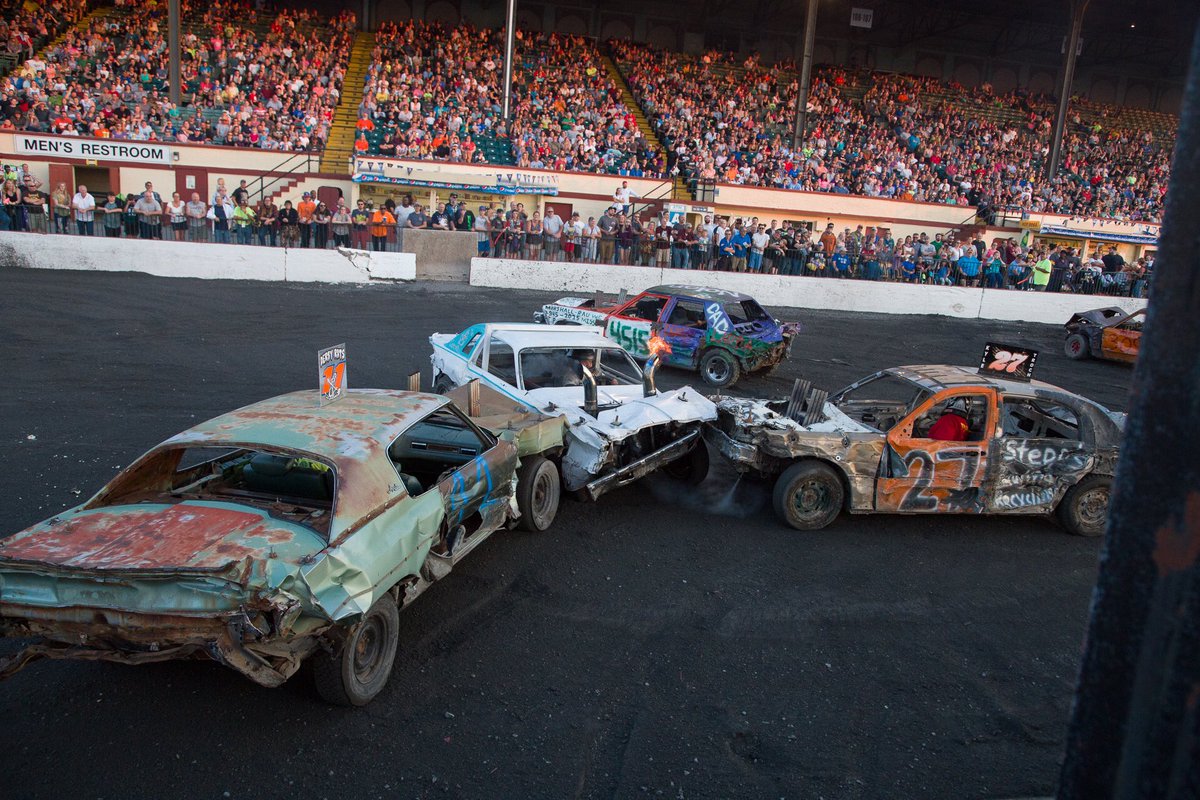 AtownFair's tweet photo. Here’s to a smashin’ week! 🚗🚘🚗
🚘 Cheers 🚘
#allentownfair #demoderby #fullonfun #labordaytradition #YouGotThis #monday https://t.co/A6PhmUGLWZ