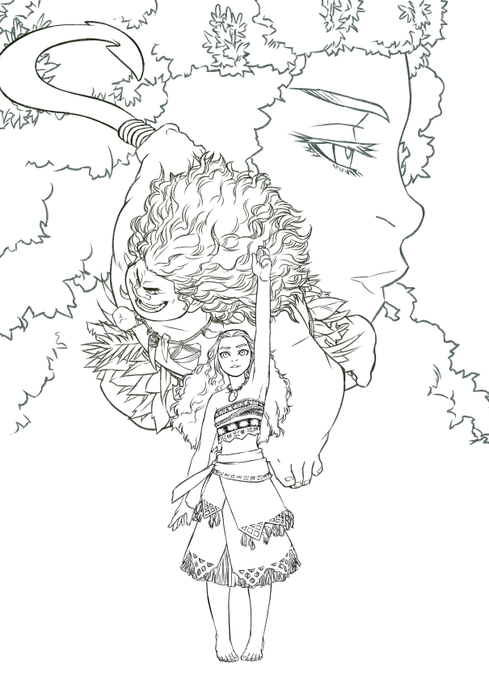 モアナのtwitterイラスト検索結果