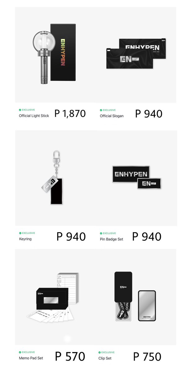 checkout_ph's tweet photo. #ENHYPEN [OFFICIAL LIGHT STICK + MERCH] PH GO

💸: P 420 ~ P 1,870
▫️DOO: Until stocks last
▫️DOP: Dec 15
▫️Accepting 60% DP! Bal: Jan 9

> https://t.co/u5PaLd3XMQ
#COPH_Go https://t.co/2HaXN1uRrW