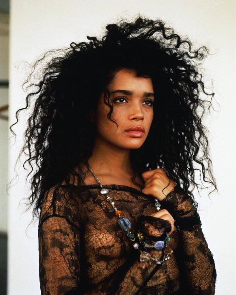 I love her nose. Happy 53rd Birthday to Lisa Bonet 