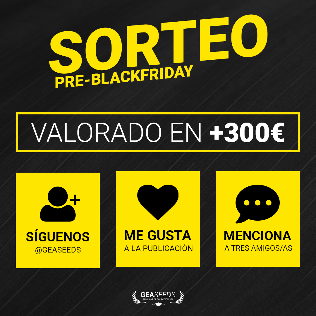 Hola! Os traemos un nuevo sorteazo, para todos aquellos y aquellas que todavía no nos seguís en instagram, os dejamos aquí el enlace a la publicación para participar, el premio esta valorado en más de 300€, no te lo pienses! 
instagram.com/p/CHpssdysNRk/ #GeaSeeds #Sorteo #Giveaway