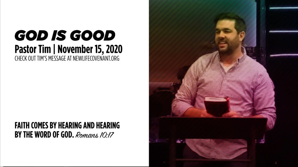 NewLifeCovenant's tweet photo. God Is Good | Pastor Tim | https://t.co/llyKTa1BZb | Check out Pastor Tim's message on how good God is! https://t.co/zeiiFDs8BR