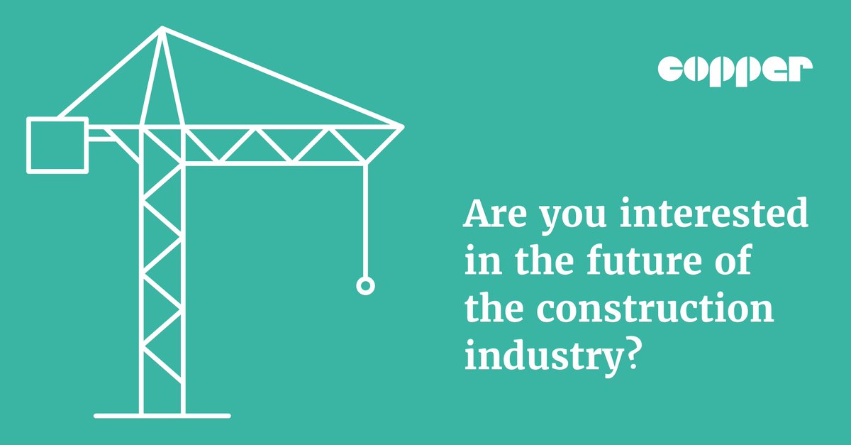CopperConsult's tweet photo. Interested in the future of the UK #construction industry? Then we want to hear from you. We’ve partnered with @CNplus and are asking those within the construction sector to spend five minutes taking part in our survey and be part of the story. https://t.co/tN4mVBRtel https://t.co/FJ7tCKZ9QG