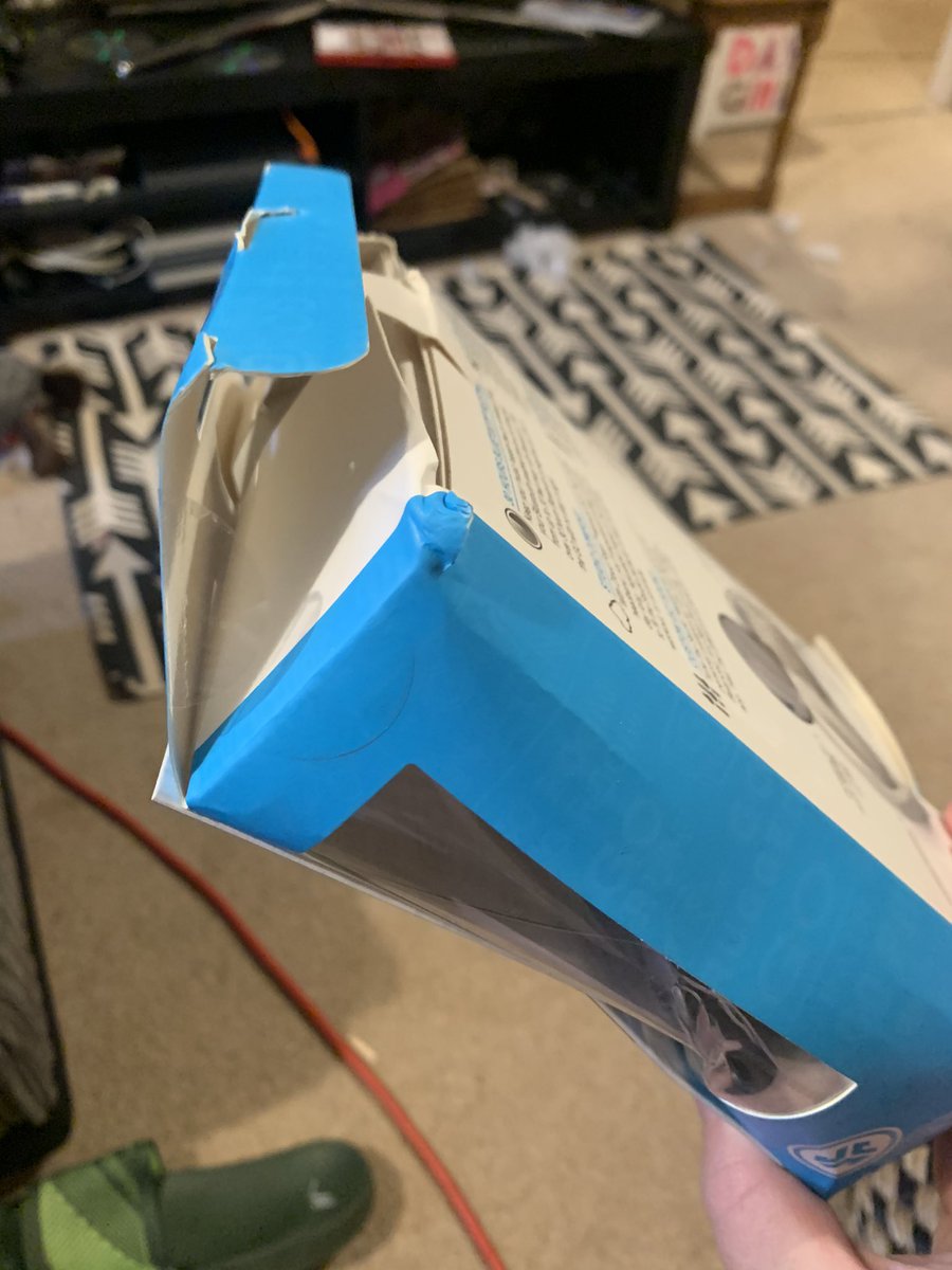Stace_Powell's tweet photo. @MarisotaHelpers this is how one of my parcels arrived this morning from yourself, the bag was also ripped and left in the rain open https://t.co/T9WvGwMMhU