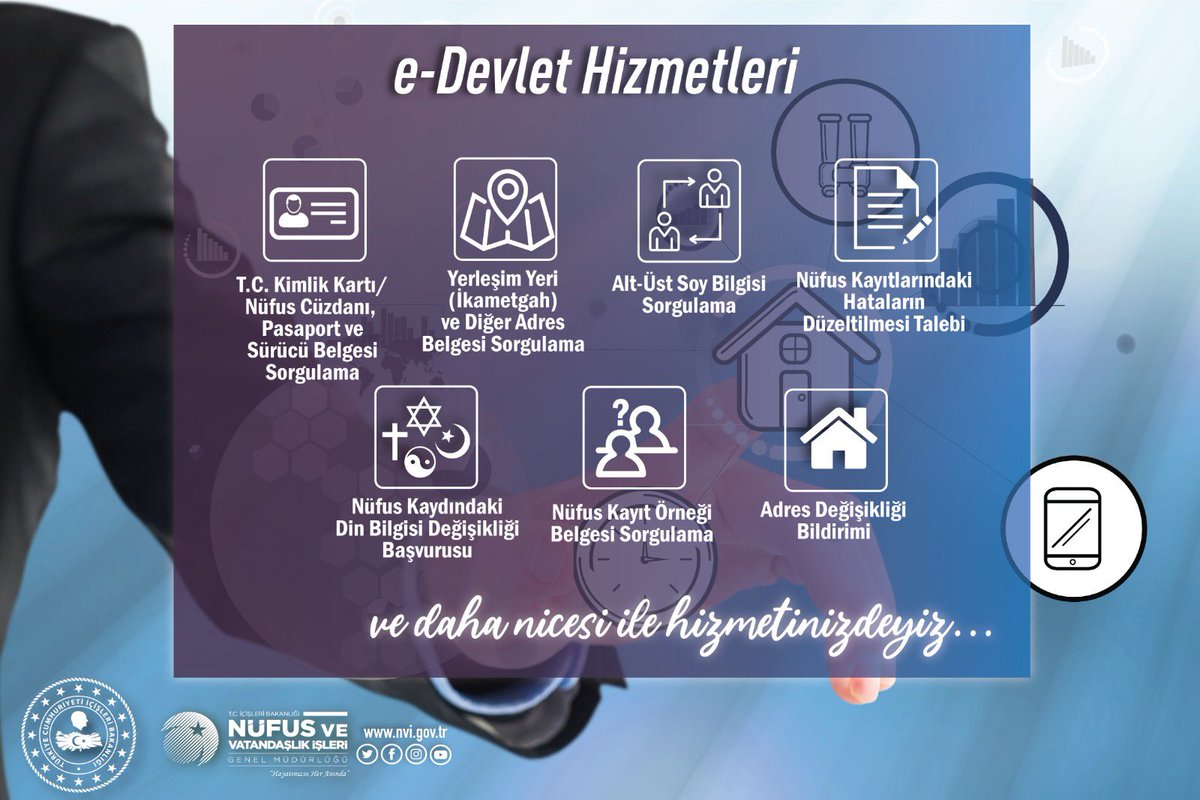 #HayatınızınHerAnında birçok hizmet parmaklarınızın ucunda...