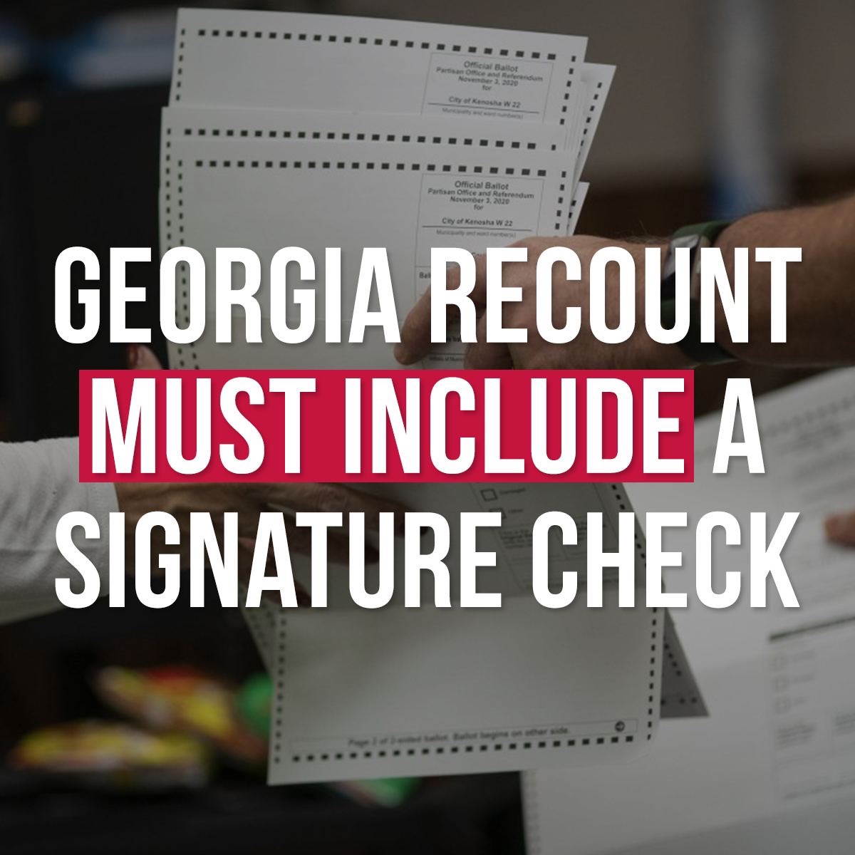 Signature check failed