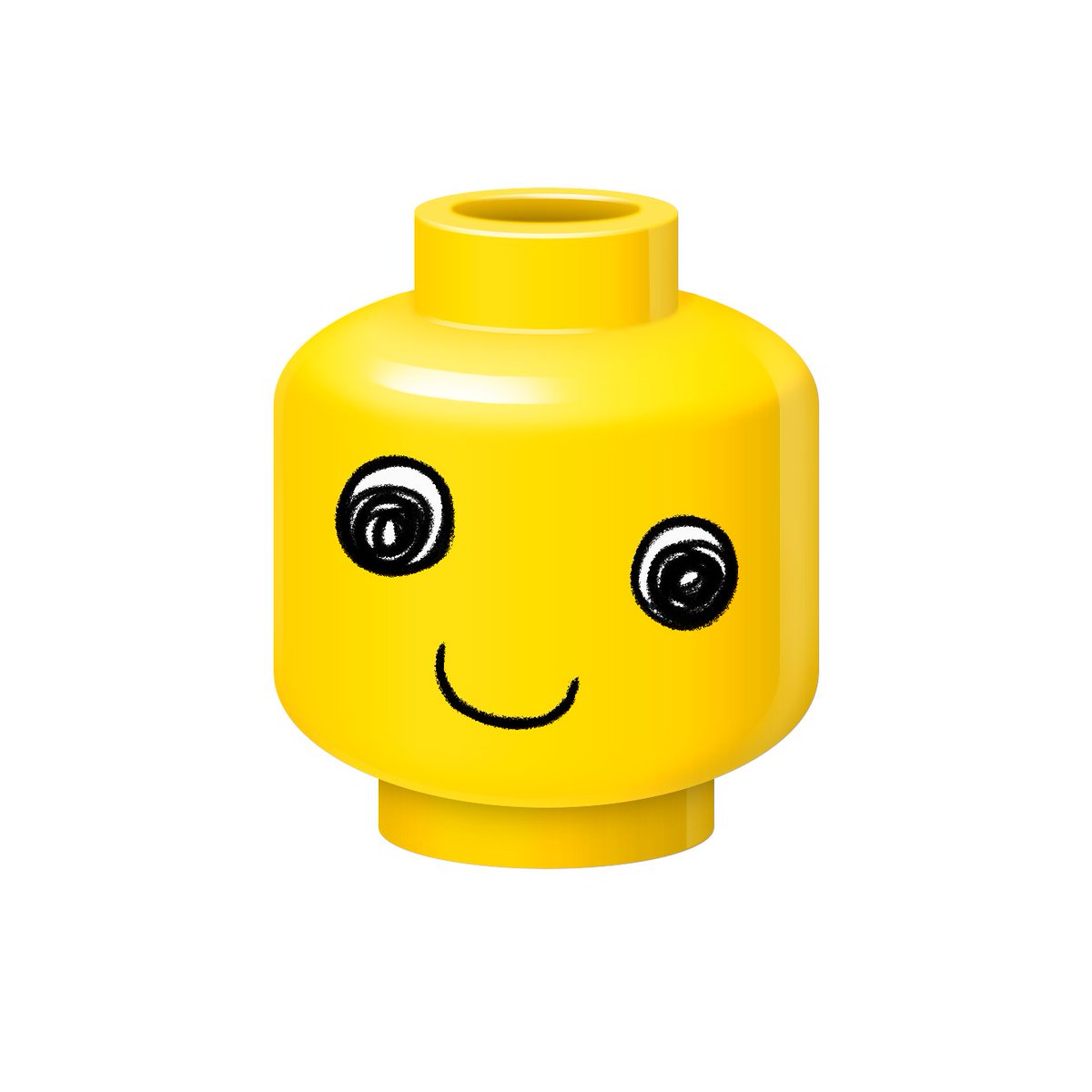 オンドブリック こんな感じで好きな顔とか描いて遊んでみるとか 一枚目の赤眼鏡は ぼくの自画像です レゴランドにこんなやつがいたら それがぼくです Lego イラスト Photoshop T Co Yidetfkbmq Twitter