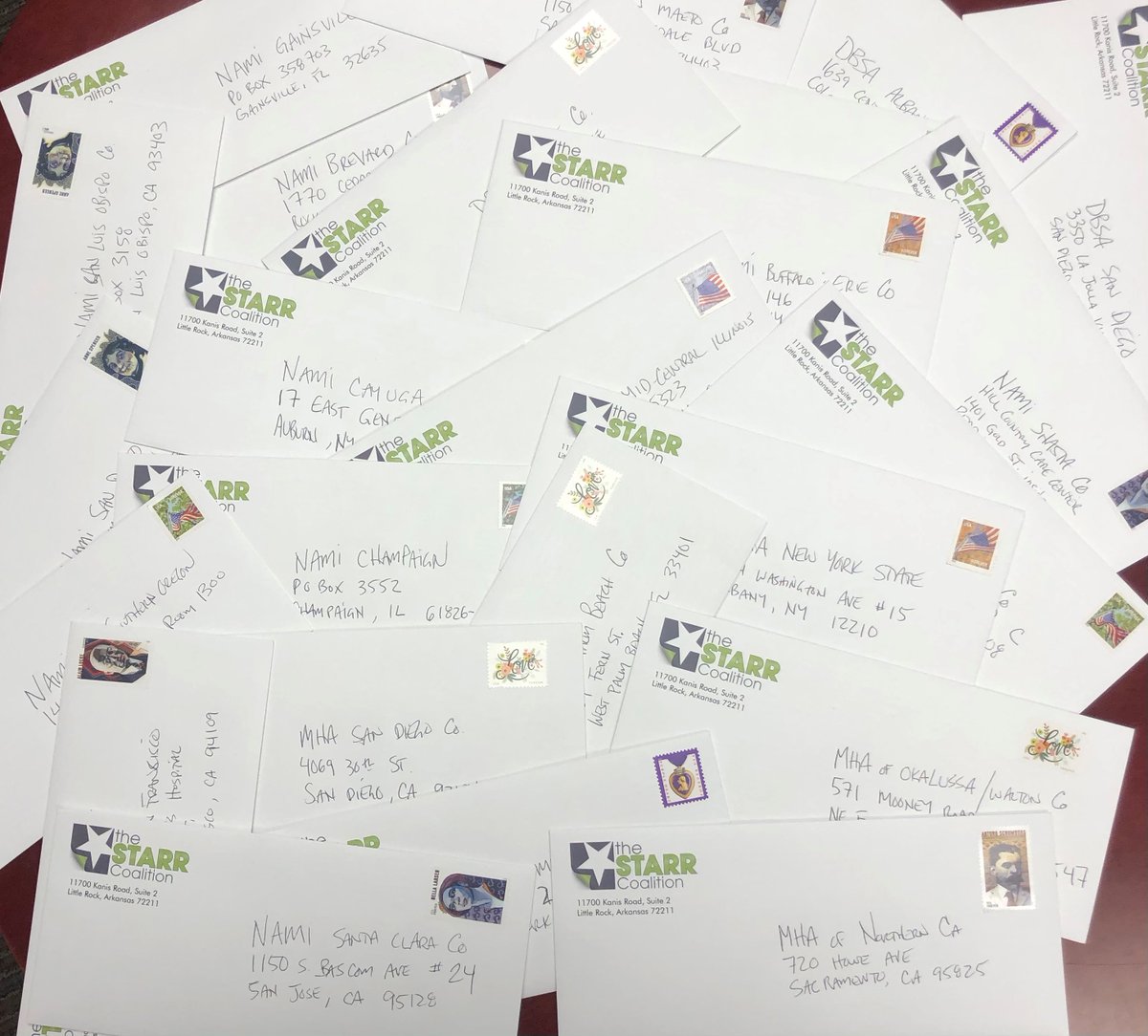 STARR_Coalition's tweet photo. Exciting to mail out donations to advocacy organizations in honor of those who participate in cutting-edge research! Watch out brain disorders, we are coming to get you! https://t.co/z4a2YUZQwH Be a part of Project #RockSTARR- #Research #mentalhealth https://t.co/s9iutTkWuv