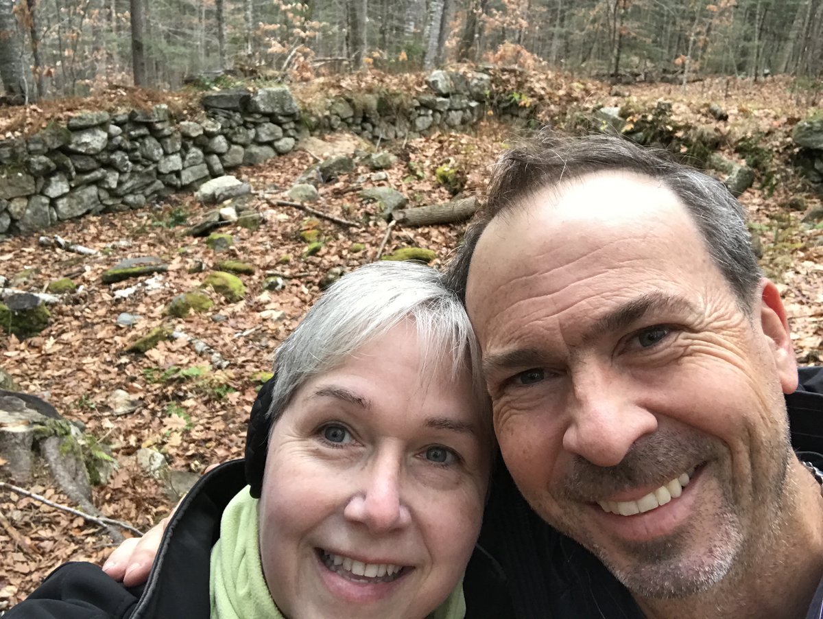 You come to the remains of the homestead where Alvan Clark was born.