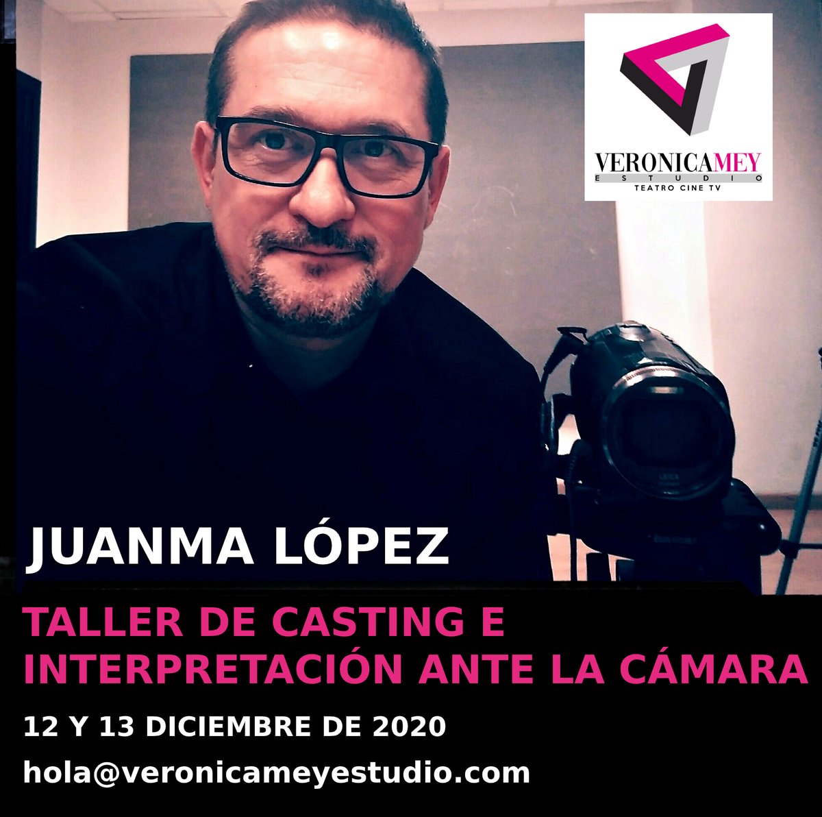 El Director de Casting JUANMA LÓPEZ @Juanmaparriba  (Productora <a href="/islaaudiovisual/">Isla Audiovisual</a>) impartirá su TALLER DE #CASTING E INTERPRETACIÓN ANTE LA CÁMARA en <a href="/VMeyEstudio/">Verónica Mey Estudio</a> #Madrid el 12 y 13 DE DICIEMBRE 2020. #Actor #Actriz

HOLA@VERONICAMEYESTUDIO.COM

Info: veronicameyestudio.com/juanma-lopez-c…