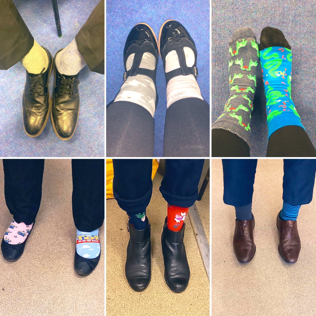 HGSA_Science's tweet photo. #TeamScience wearing odd socks for #AntiBullyingWeek  #OddSocksDay  @HeanorGateSC https://t.co/2rrN4ZpGHy