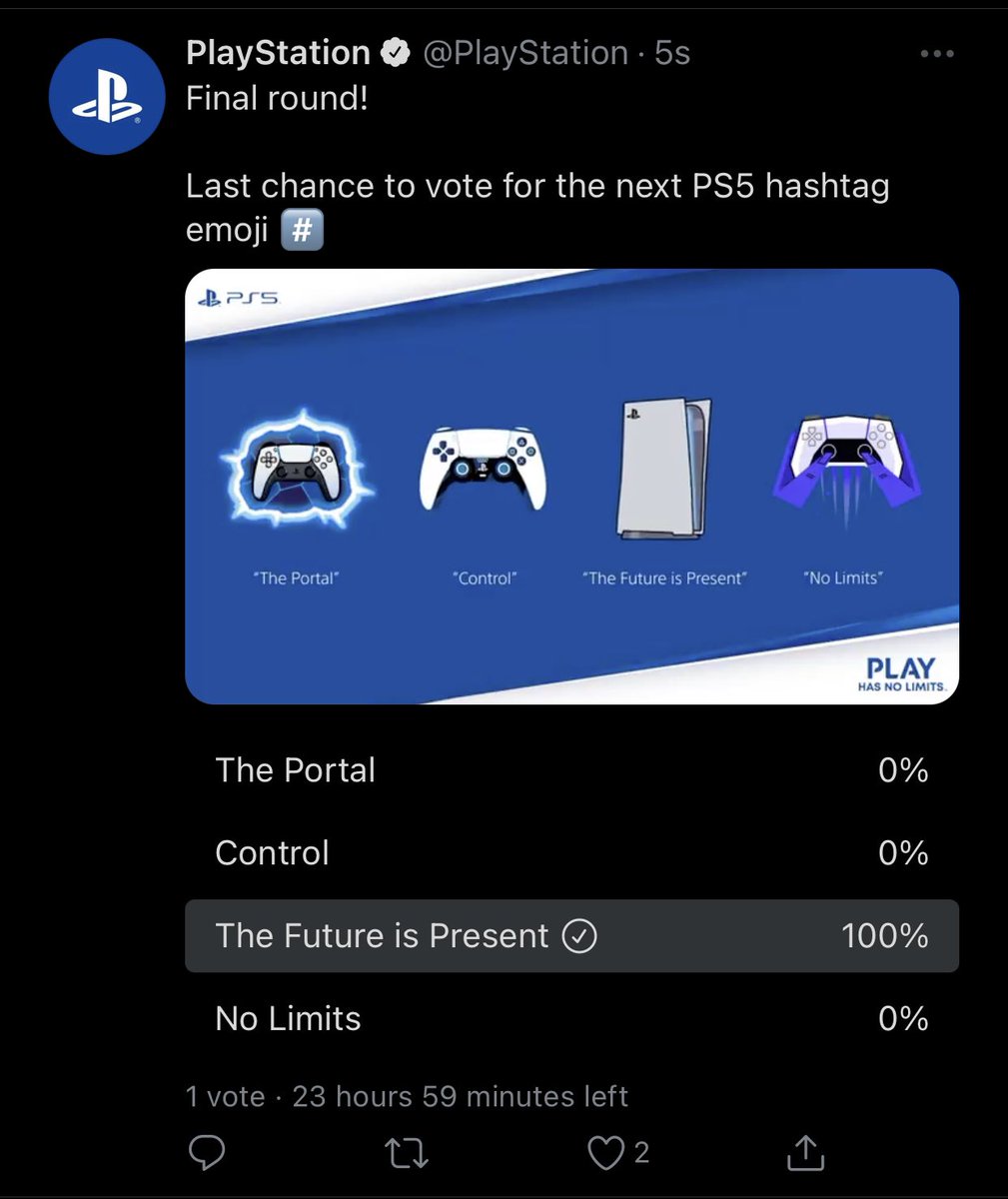 PlayStation on Twitter: "Final Last chance to for the next PS5 hashtag #⃣" / Twitter
