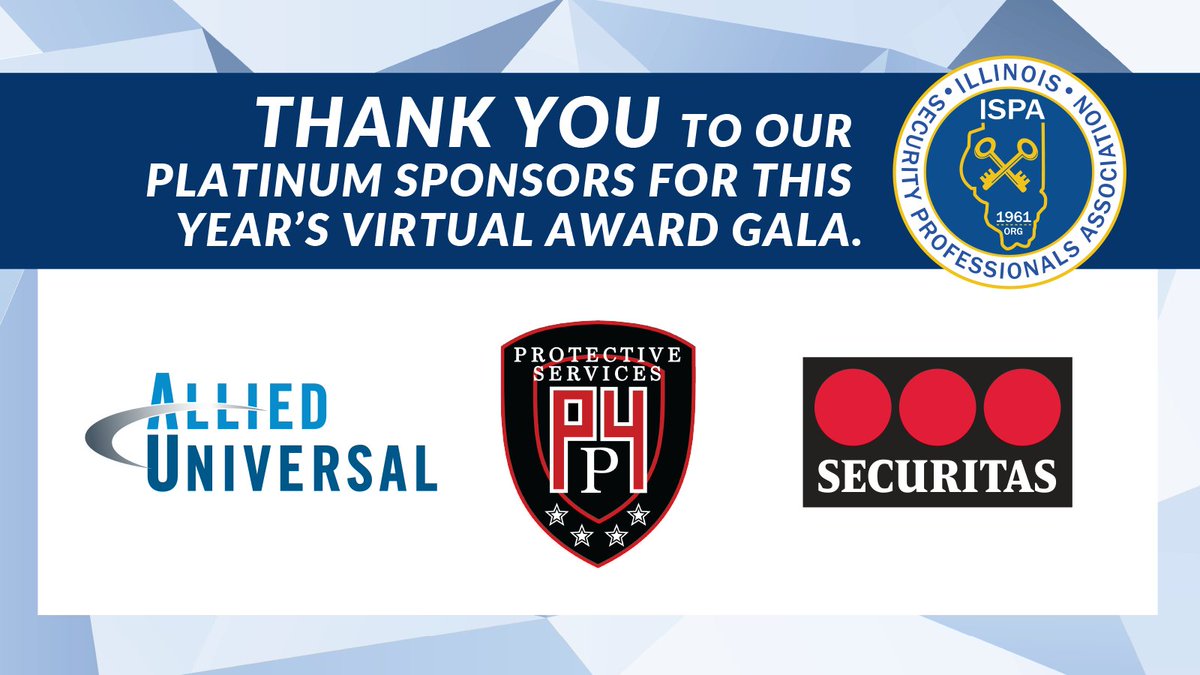 Thank you to these companies for their amazing support. We are able to do events like this because of your partnership with ISPA. #ispa #awards #security <a href="/FiremanMovers/">FirstRespondersMovin</a>