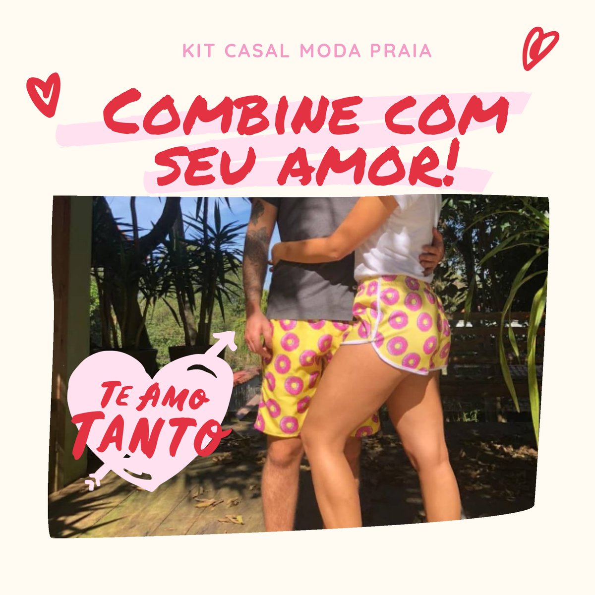 UseBahamas's tweet photo. Praiou com seu amor, use shorts combinadinhos. 🤩🌊
#kitcasal #kitmozao #praia https://t.co/YvaK9rfoWc
